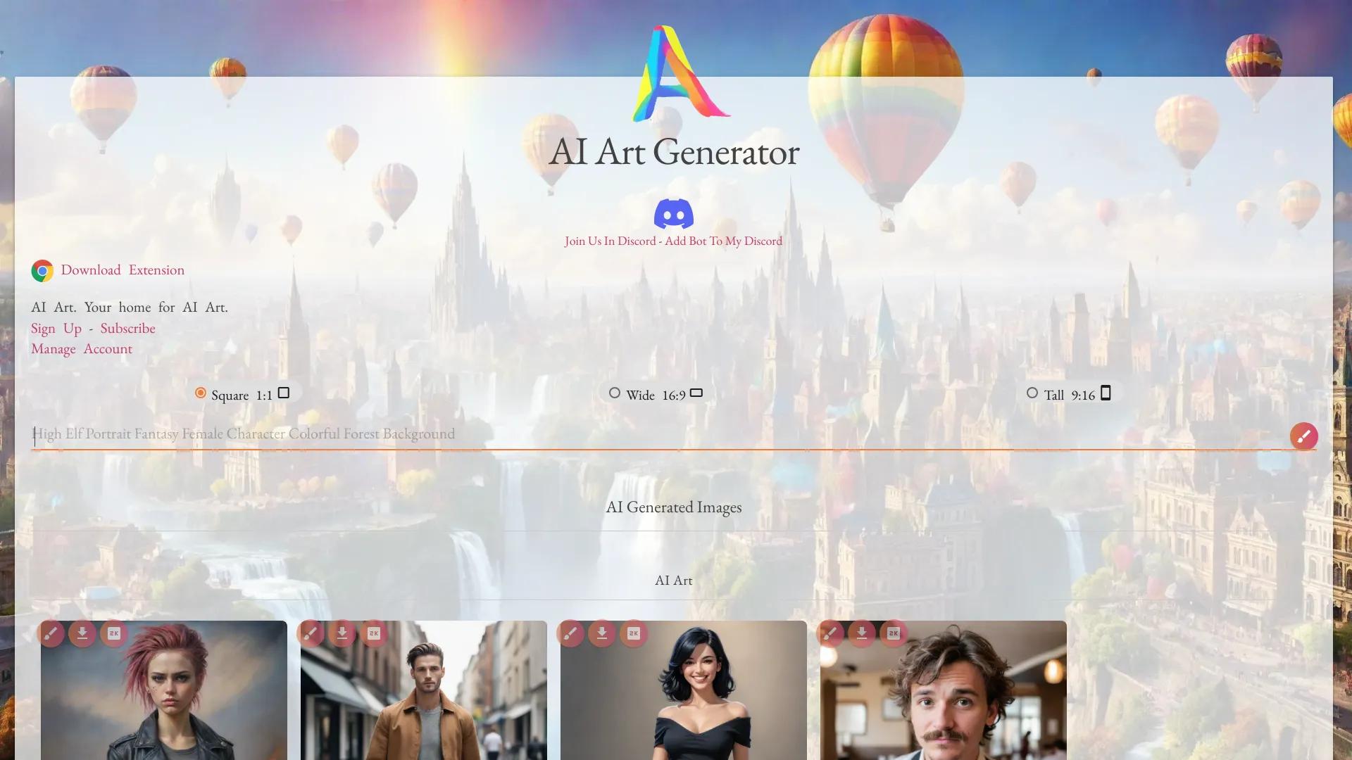 AI Art Generator image