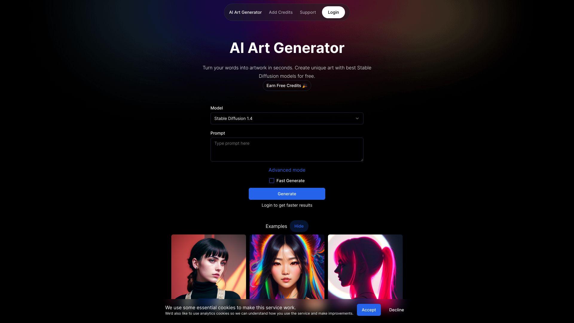 Free AI Art Generator image