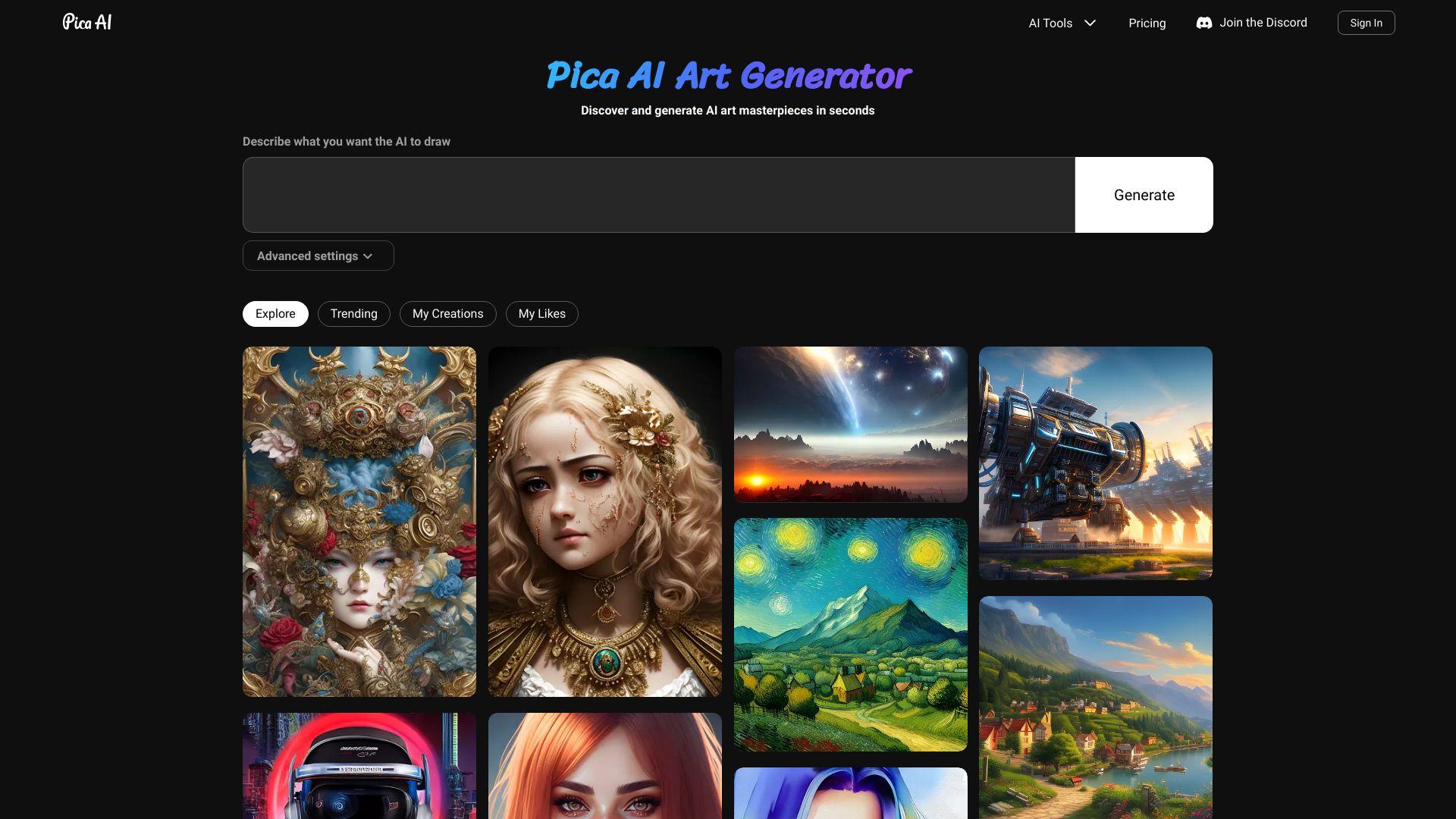 Pica AI Art Generator image