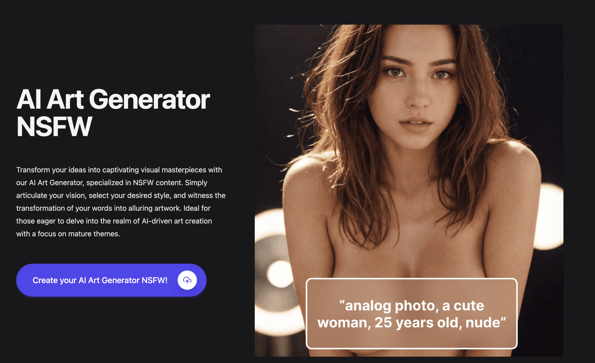 AI Art Generator NSFW image