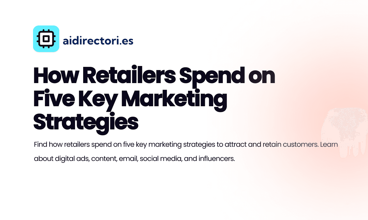 How Retailers Spend on Five Key Marketing Strategies image